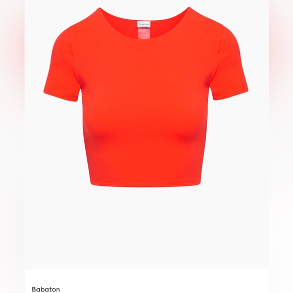 BNWT Aritzia Babaton cropped t shirt - Picture 1 of 7